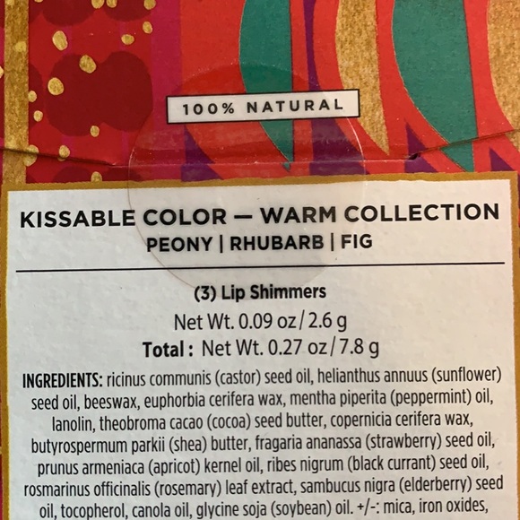 COPY - NWT BURT’s BEES💋Lip Shimmer🎁Gift Set (3/Box) - Picture 6 of 7